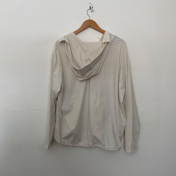 **$5 SALE** Moly Vivi Light Weight White Full Zip Athletic Sweatshirt - Picture 2 of 4